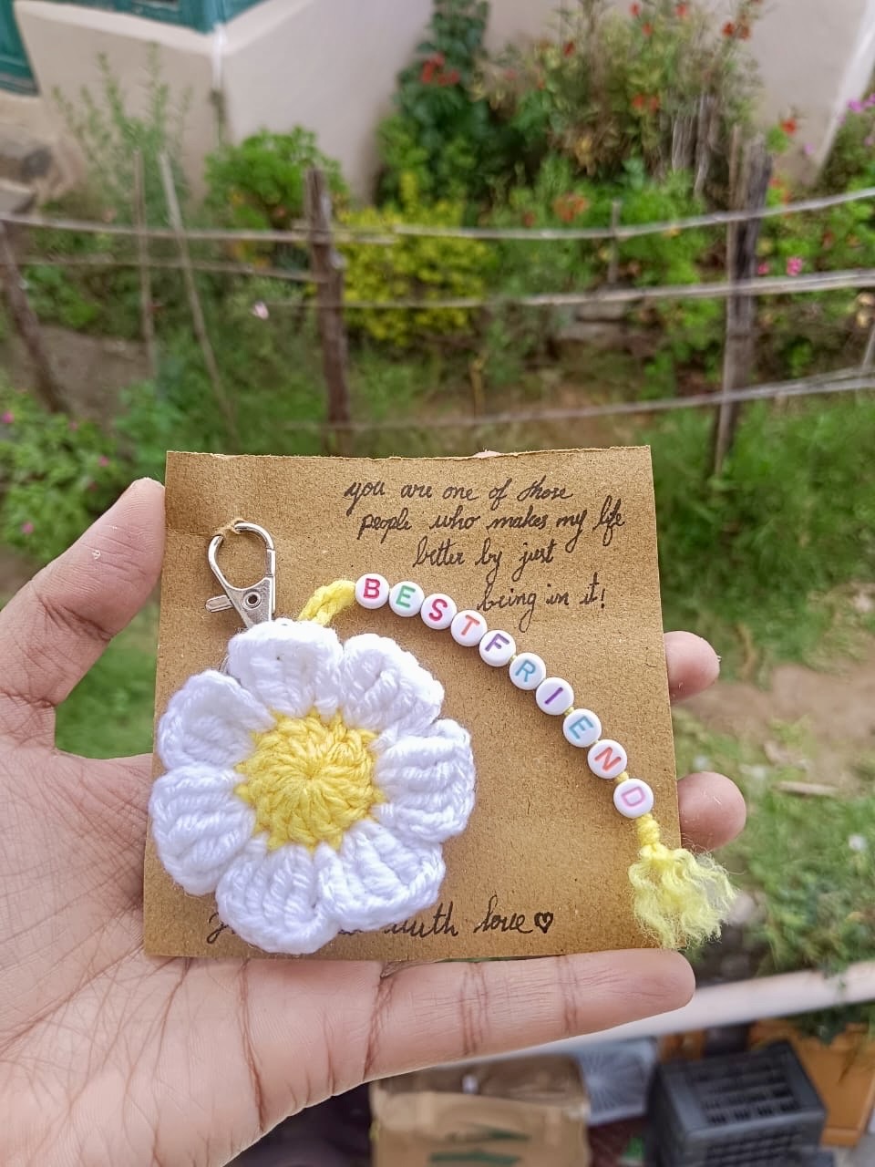 Daisy Keychain🌼